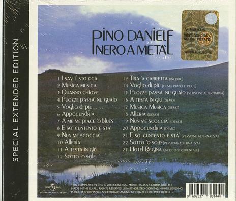 Nero a metà - CD Audio di Pino Daniele - 2