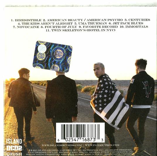 American Beauty - American Psycho - CD Audio di Fall Out Boy - 2