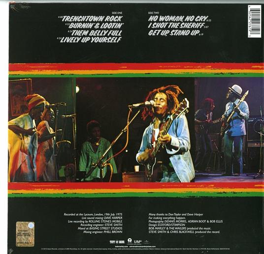 Live! (Limited Edition) - Vinile LP di Bob Marley and the Wailers - 2