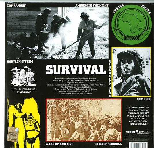 Survival (Limited Edition) - Bob Marley and the Wailers - Vinile | IBS