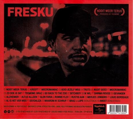 Nooit Meer Terug - CD Audio di Fresku - 2