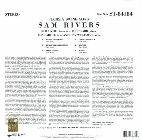 Fuchsia Swing Song - Vinile LP di Sam Rivers - 2