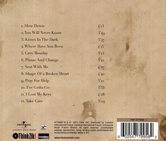 Shape of a Broken Heart - CD Audio di Imany - 2