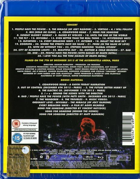 U2. iNNOCENCE + eXPERIENCE. Live in Paris (Blu-ray) - Blu-ray di U2 - 2