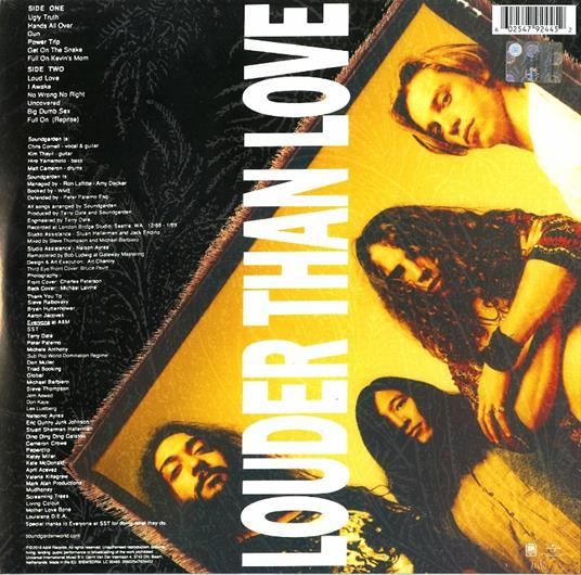 Louder Than Love (180 gr. + Mp3 Download) - Soundgarden - Vinile | IBS