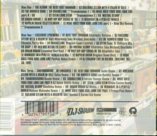 Endtroducing (20th Anniversary Edition) - CD Audio di DJ Shadow - 2