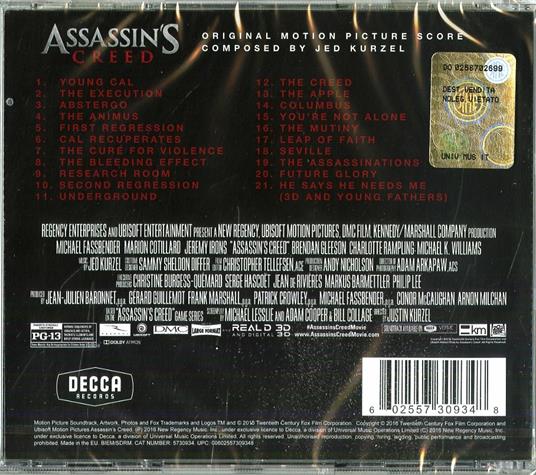 Assassin's Creed (Colonna sonora) - CD Audio - 2