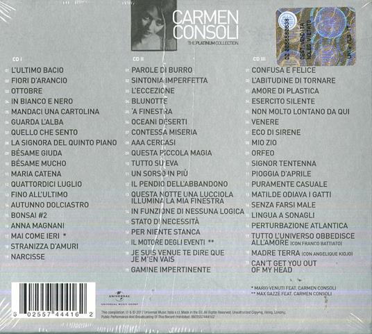 The Platinum Collection - Carmen Consoli - CD | IBS