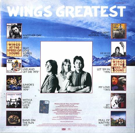 Greatest Hits (180 gr. + Download Card) - Vinile LP di Wings - 2