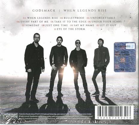 When Legend Rise - CD Audio di Godsmack - 2