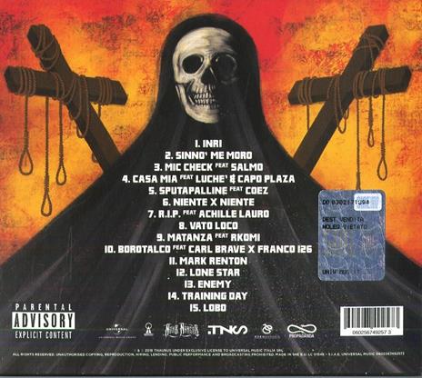 Enemy - CD Audio di Noyz Narcos - 2