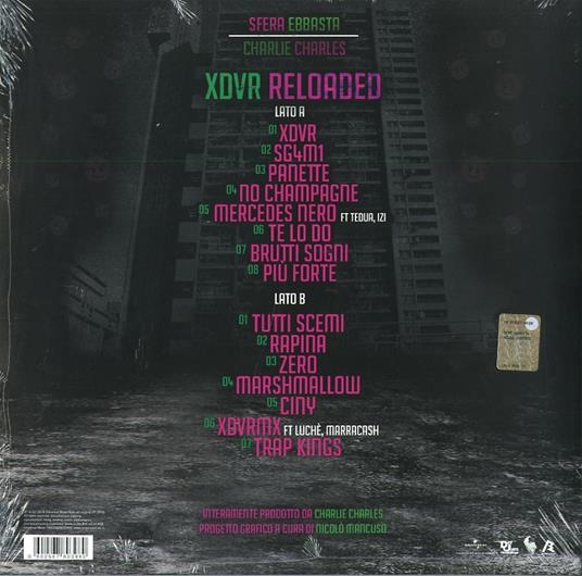 XDVR Reloaded - Sfera Ebbasta - Vinile