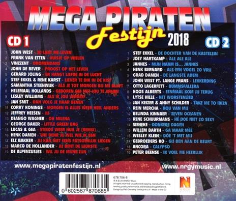 Mega Piratenfestijn - CD Audio - 2