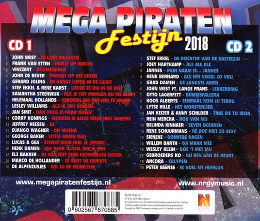 Mega Piratenfestijn - CD Audio - 2