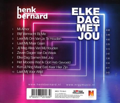 Elke Dag Met Jou - CD Audio di Henk Bernard - 2