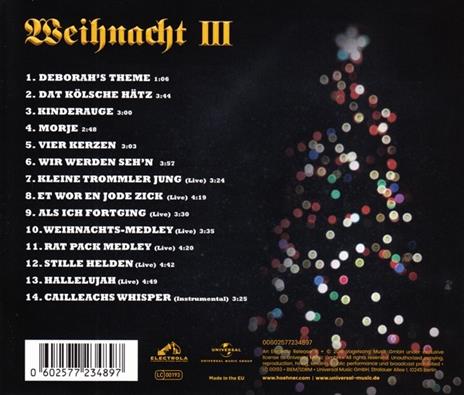 Weihnacht III - CD Audio di Hohner - 2