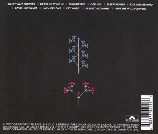 Inflorescent - CD Audio di Friendly Fires - 2