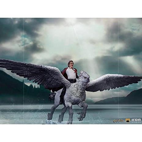 Iron Studios- Arte Scala 1/10 Potter Harry E Buckbeak Figurina, Multicolore, WBHPM41021 - 4