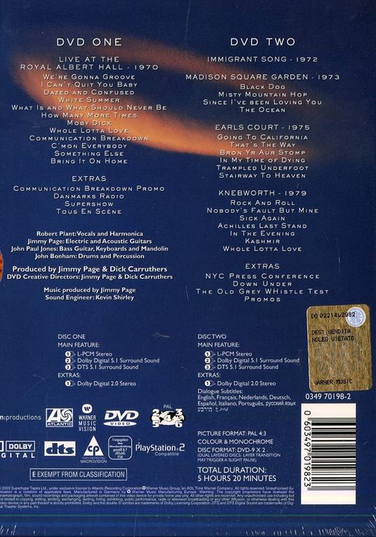 Led Zeppelin (2 DVD) - Led Zeppelin - CD | IBS