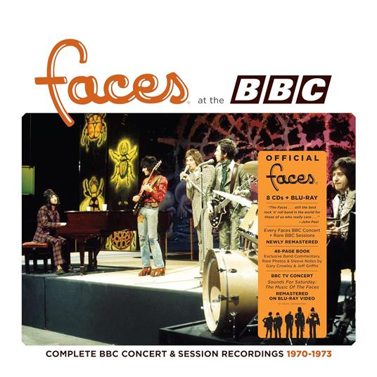 Faces at the BBC. Complete BBC Concert & Session Recordings 1970-1973 (8 CD + Blu-ray) - CD Audio + Blu-ray di Faces