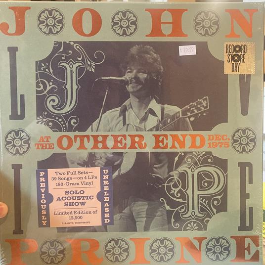 Live At The Other End, December 1975 - Vinile LP di John Prine