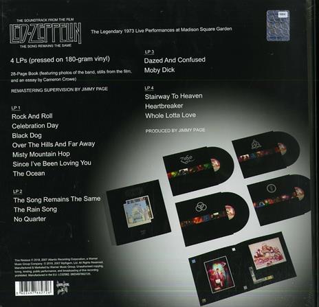 The Song Remains the Same (Vinyl Box Set) - Vinile LP di Led Zeppelin - 2