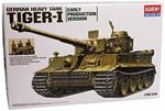 Carro Armato TIGER I WWII TANK 'EXTERIOR MODEL' 1/35. Academy AC13264