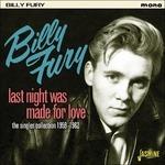 Billy Fury-Last Night Was Made For Love - CD Audio di Billy Fury