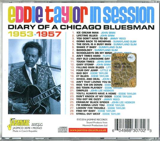 Diary of a Chicago Bluesman - CD Audio di Eddie Taylor - 2