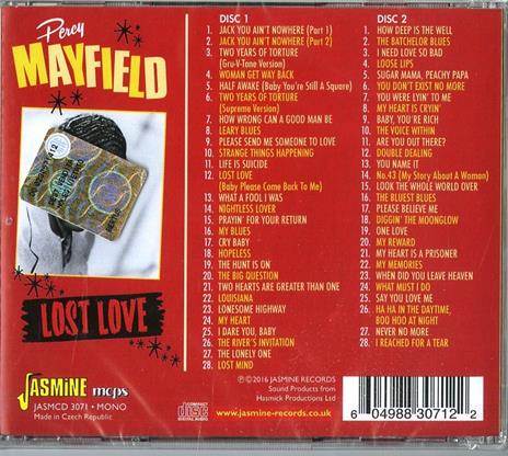 Lost Love - CD Audio di Percy Mayfield - 2