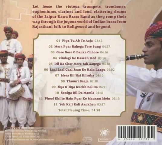 Dance of the Cobra - CD Audio di Jaipur Kawa Brass Band - 2