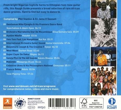 The Rough Guide to African Rare Groove vol.1 - CD Audio - 2