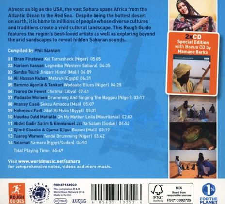 The Rough Guide to the Music of the Sahara - CD Audio - 2