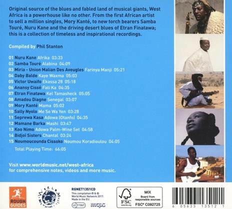 The Rough Guide to the West Africa - CD Audio - 2