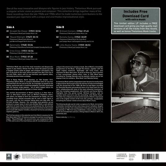 The Rough Guide to Thelonious Monk (180 gr.) - Vinile LP di Thelonious Monk - 2