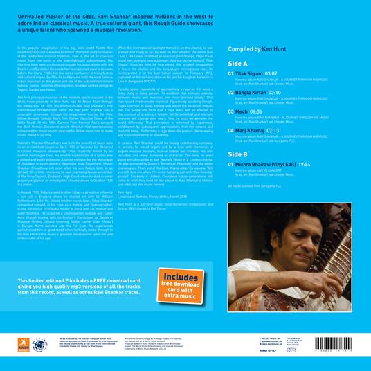 Rough Guide to Ravi Shankar - Vinile LP di Ravi Shankar - 2