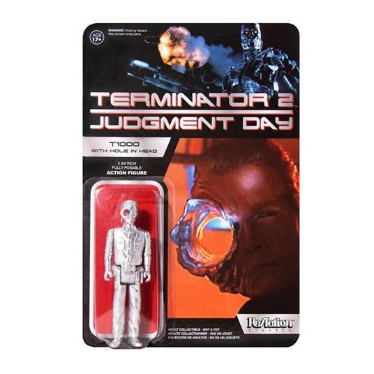 Terminator 2 ReAction Action Figure T1000 Officer with Hole in The Head Super7 Exclusive 10 cm - 2