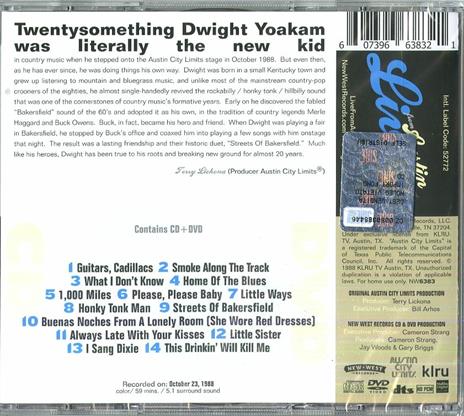 Live from Austin TX - CD Audio + DVD di Dwight Yoakam - 2