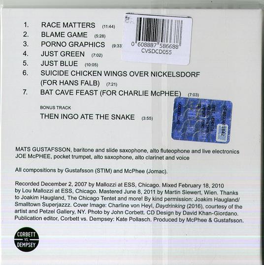 Brace For Impact - CD Audio di Joe McPhee - 2