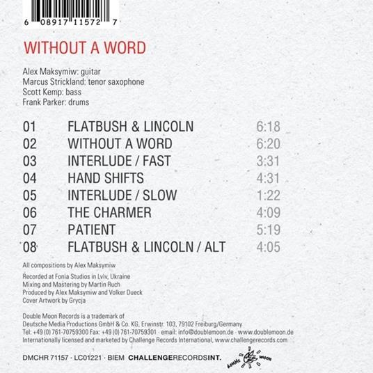 Without a Word - CD Audio di Alexis Maksymiw - 2