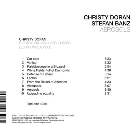 Aerosols - CD Audio di Christy - Stefan Banz Doran - 2