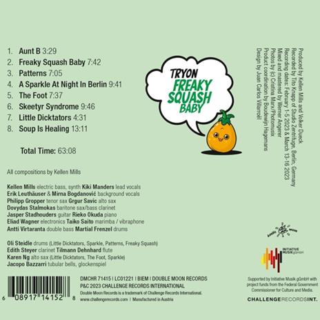 Freaky Squash Baby - CD Audio di Tryon - 2