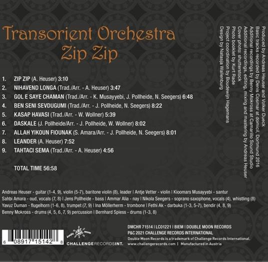 Zip Zip - CD Audio di Transorient Orchestra - 2