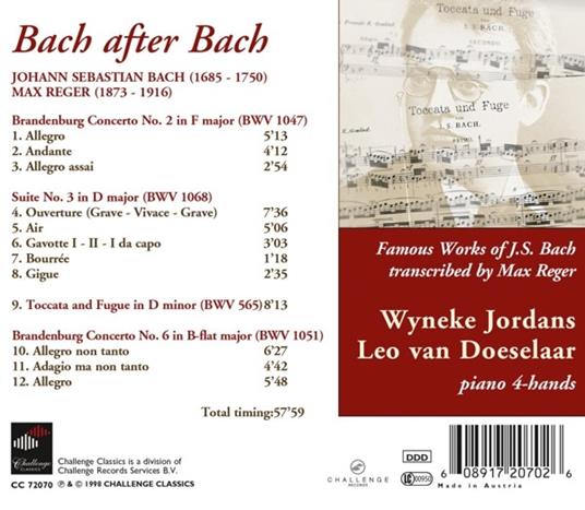 Bach After Bach Vol.2 - CD Audio di Wyneke Jordans - 2