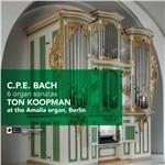 6 Organ Sonatas - CD Audio di Carl Philipp Emanuel Bach