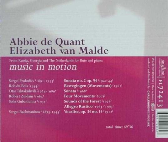 Music In Motion - CD Audio di Abbie De Quant - 2