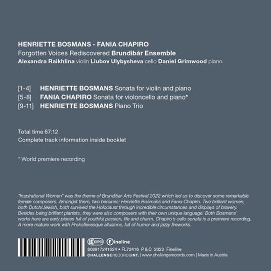 Forgotten Voices... - CD Audio di Brundibar Ensemble - 2