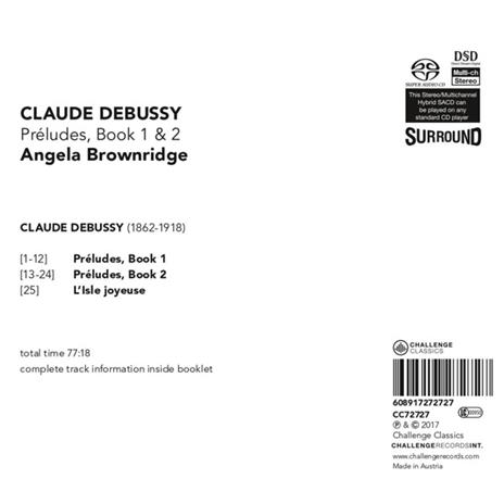 Preludi Libri I e II - SuperAudio CD di Claude Debussy - 2