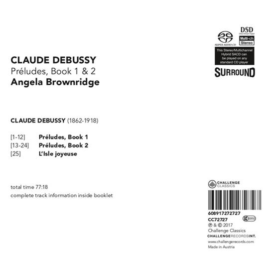 Preludi Libri I e II - SuperAudio CD di Claude Debussy - 2