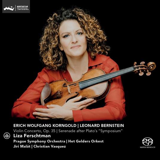 Concerto per violino / Serenata - SuperAudio CD di Leonard Bernstein,Erich Wolfgang Korngold,Liza Ferschtman